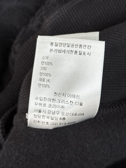 Dior Black Oblique Towel Hoodie