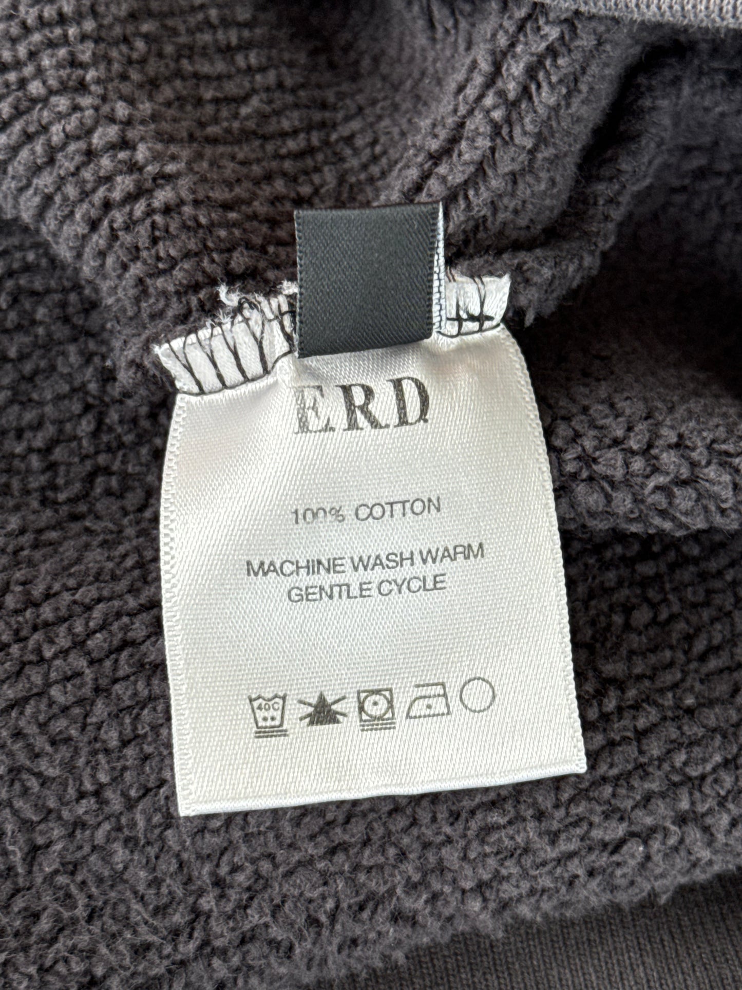 Enfants Riches Deprimes Faded Black & White Le Rosey Graphic Sweater