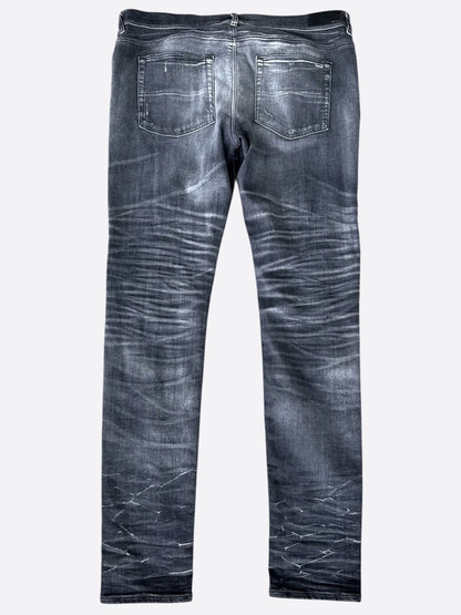Amiri Storm Grey & Blue Patch MX1 Jeans