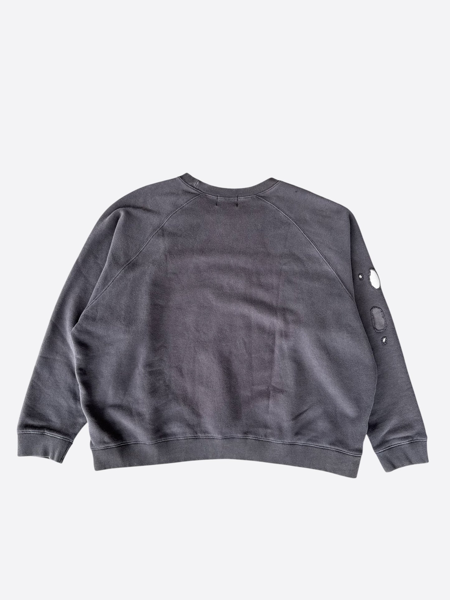 Enfants Riches Deprimes Faded Black & White Le Rosey Graphic Sweater