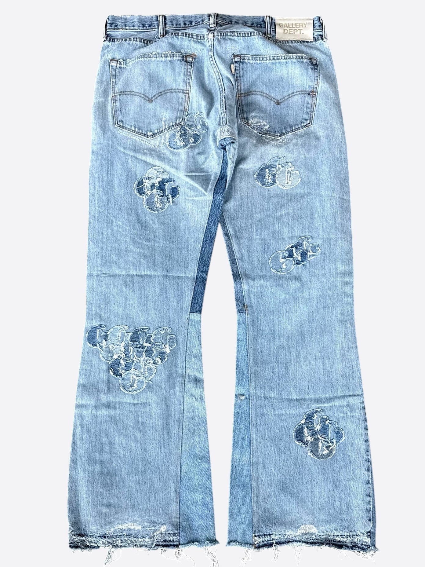 Gallery Dept Indigo Repaired G Patch La Flare Jeans