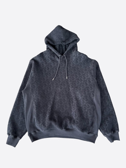 Dior Black Oblique Towel Hoodie