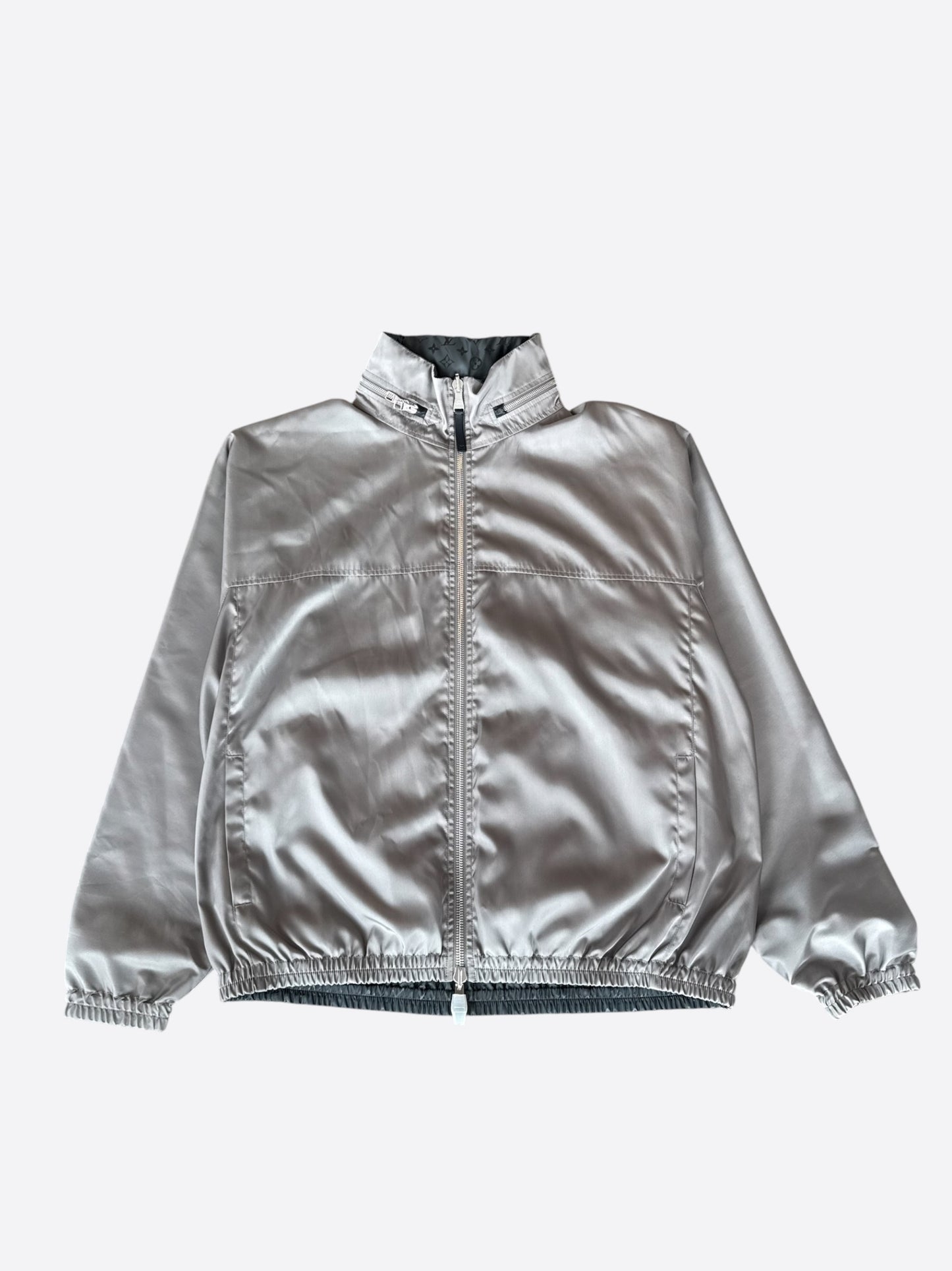 Louis Vuitton Black Monogram Reversible Windbreaker