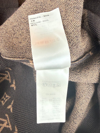 Louis Vuitton Brown & White To Do List Monogram Sweater