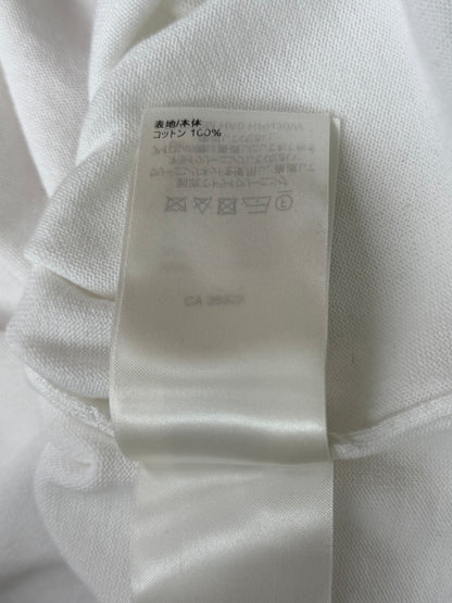 Louis Vuitton White & Pink Flower Logo Intarsia T-Shirt