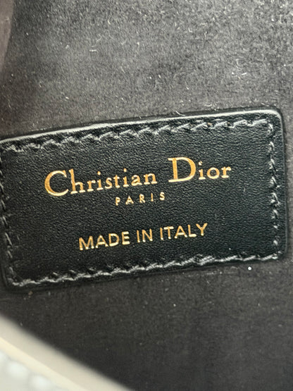 Dior Black Leather Saddle Belt Bag