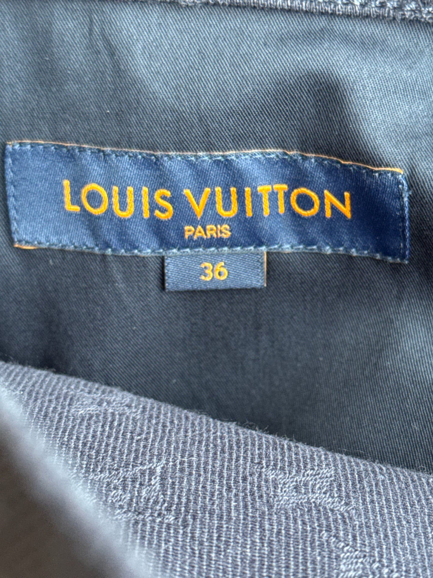 Louis Vuitton Navy Monogram Watercolor Jeans