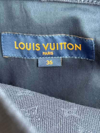 Louis Vuitton Navy Monogram Watercolor Jeans