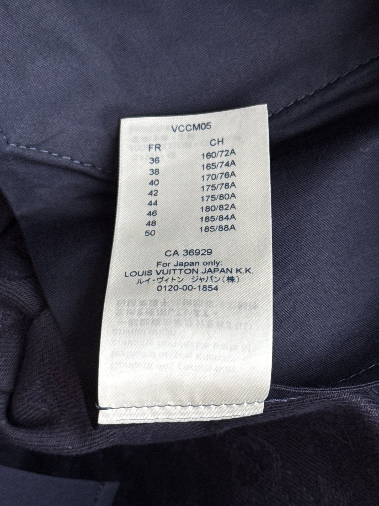 Louis Vuitton Navy Monogram Watercolor Jeans