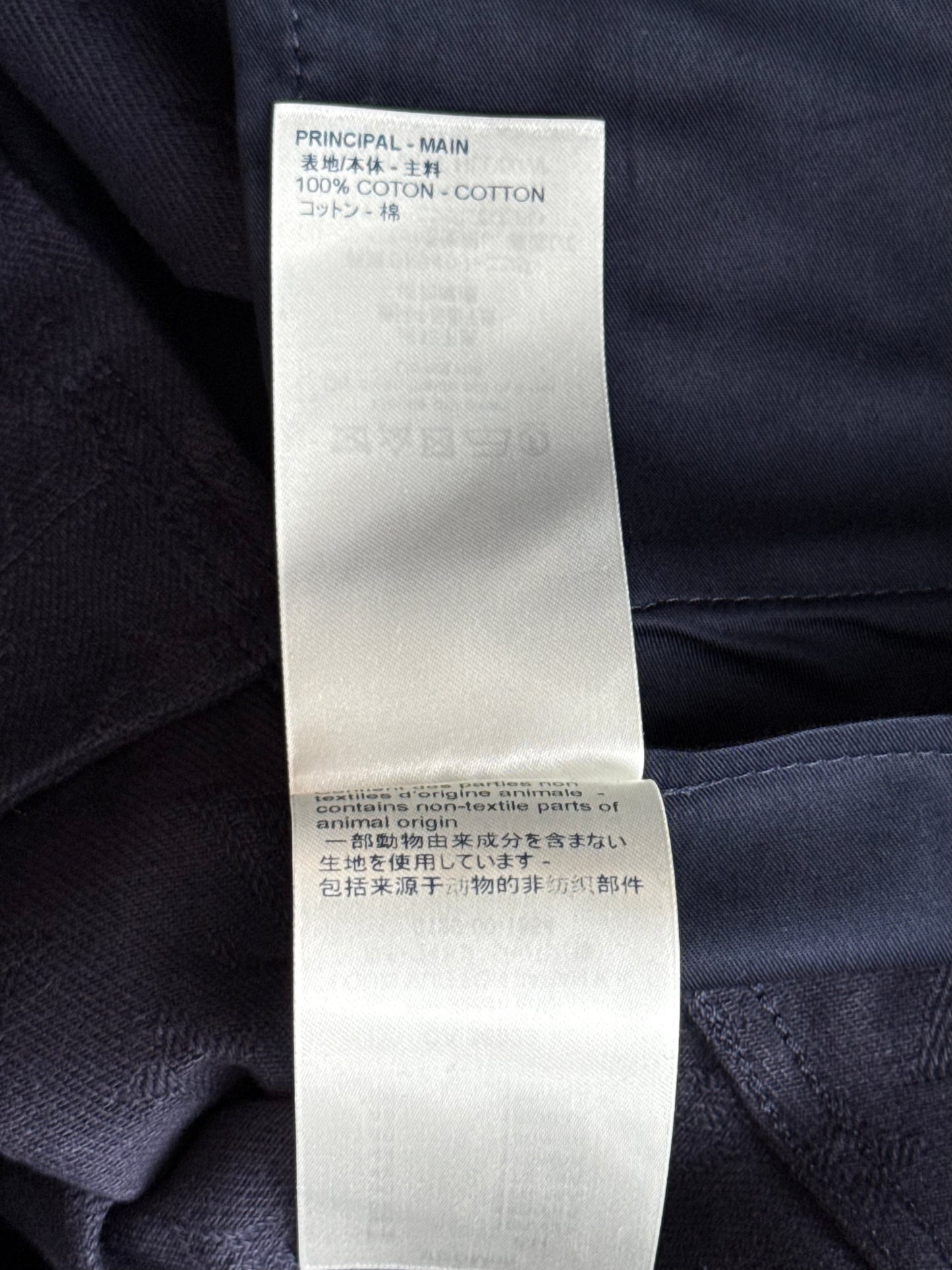 Louis Vuitton Navy Monogram Watercolor Jeans