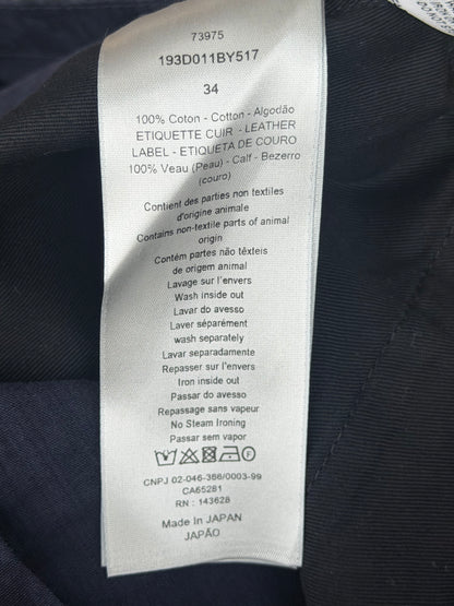 Dior Dark Blue Oblique Jeans