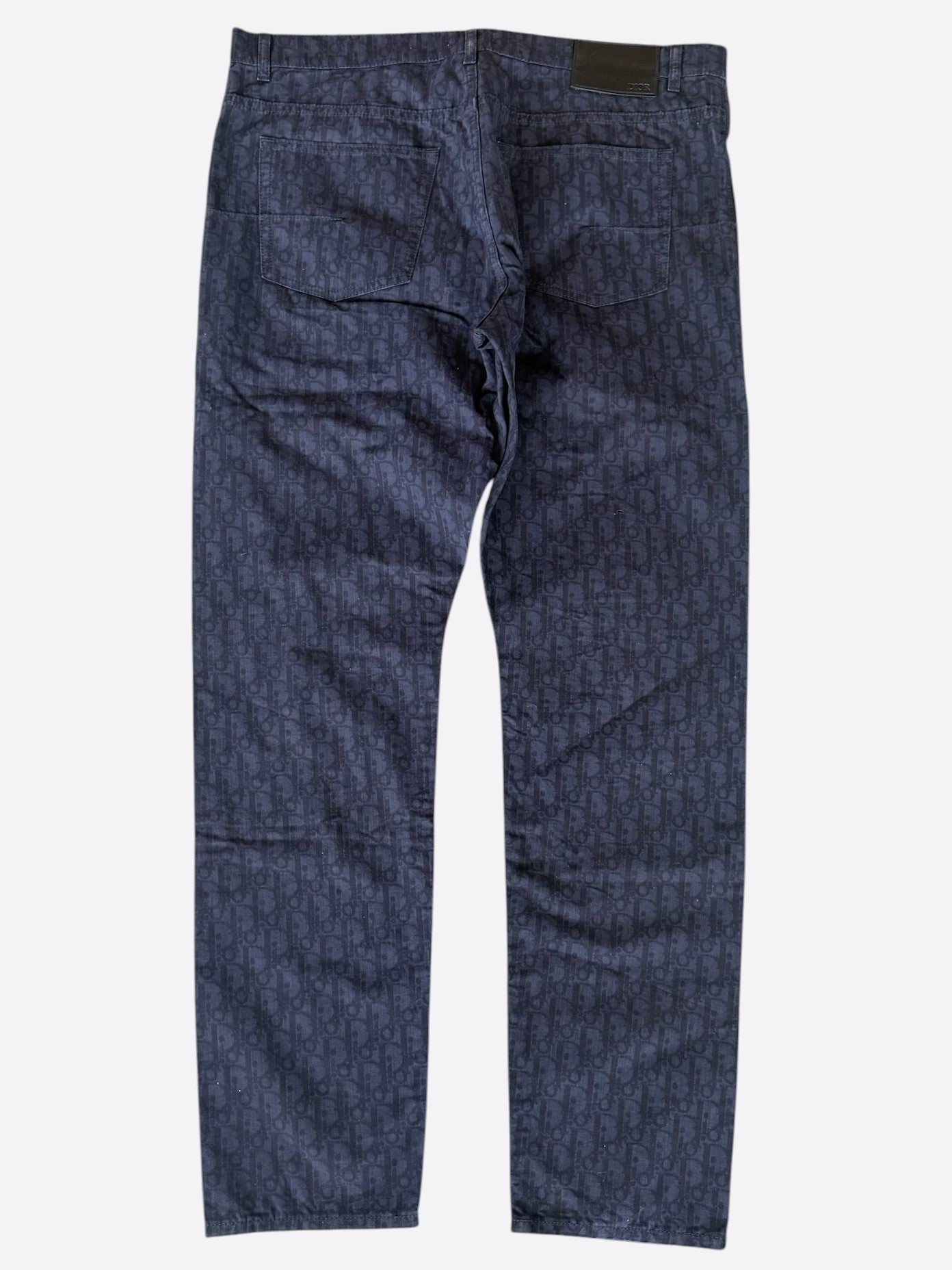 Dior Dark Blue Oblique Jeans