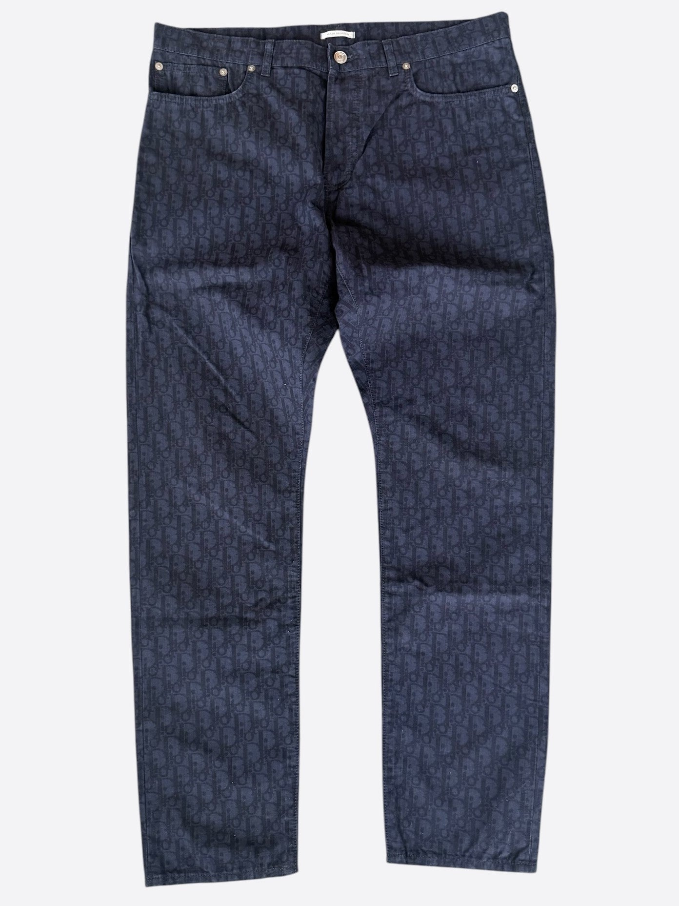 Dior Dark Blue Oblique Jeans