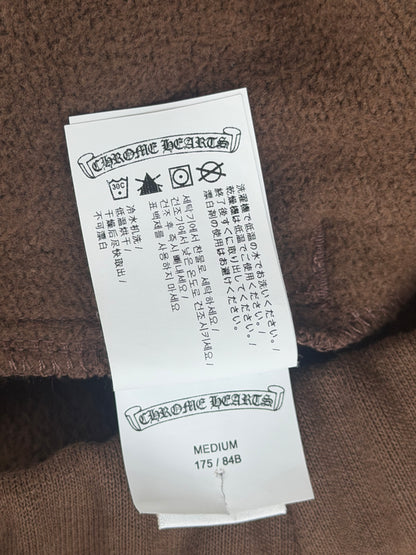 Chrome Hearts Brown & White Embroidered Slo Ride Sweatpants