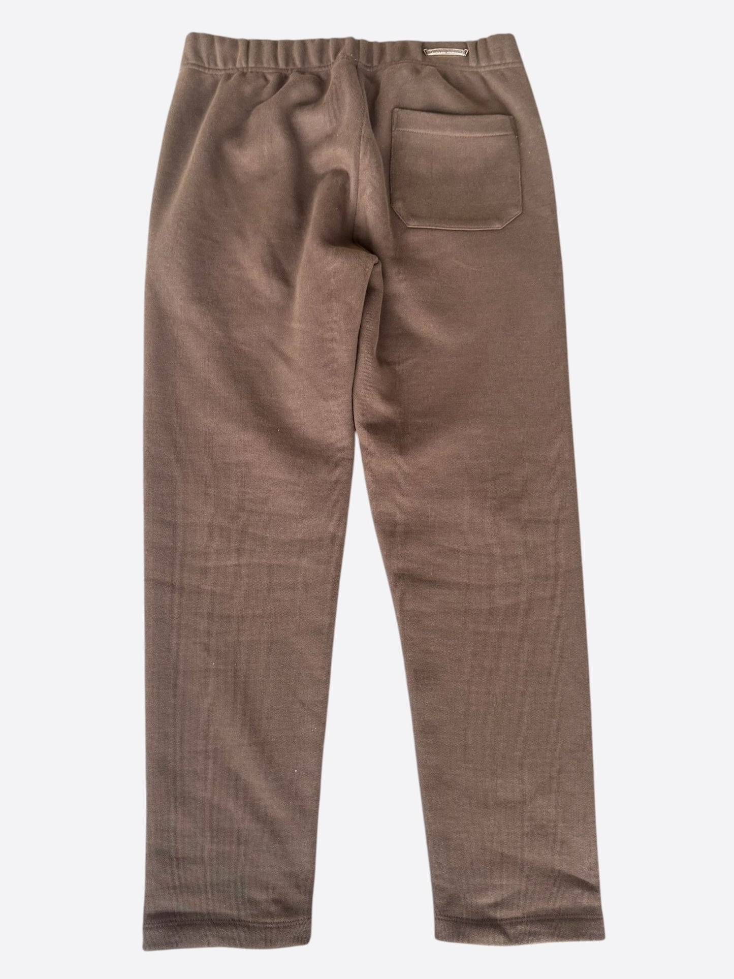 Chrome Hearts Brown & White Embroidered Slo Ride Sweatpants