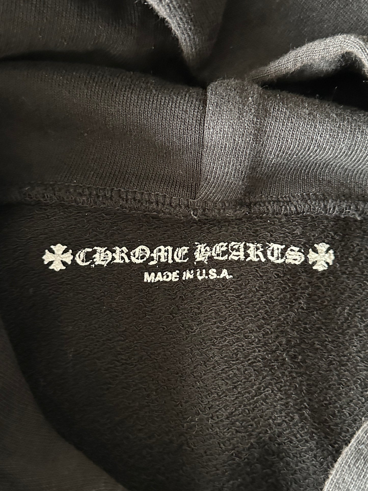 Chrome Hearts Black Matty Boy Stay Fast Hoodie