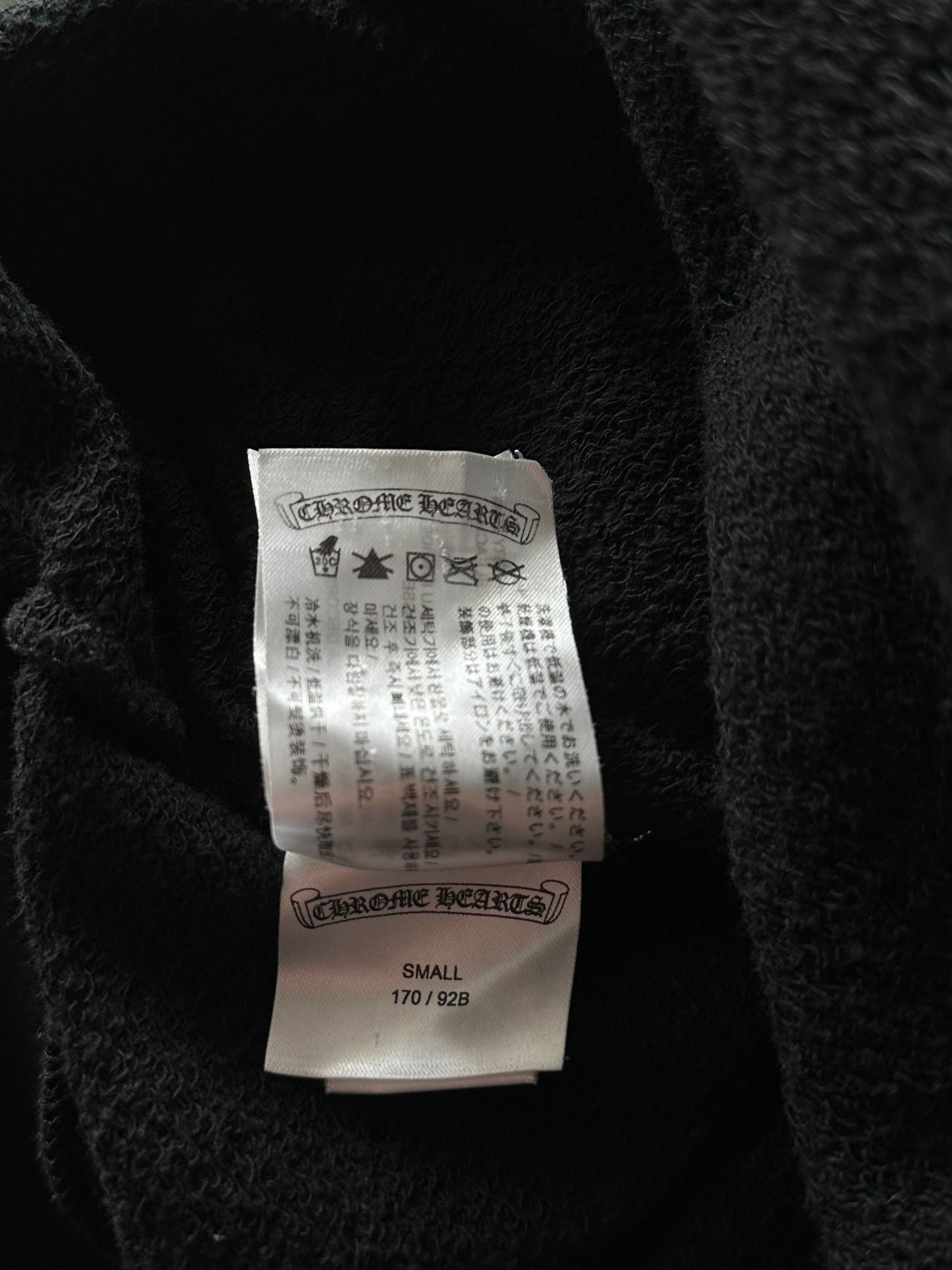 Chrome Hearts Black Matty Boy Stay Fast Hoodie