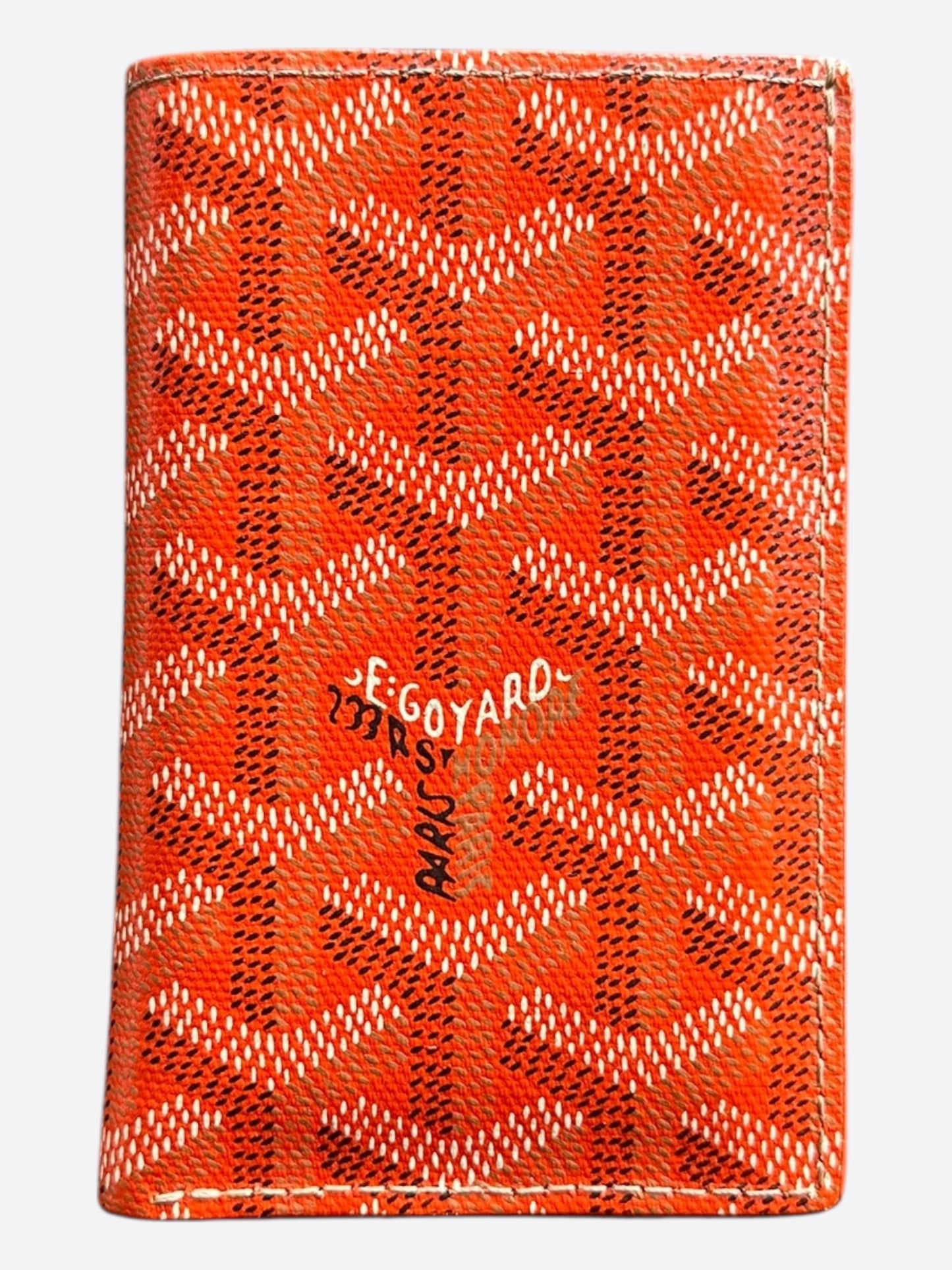 Goyard Orange Saint Pierre Card Holder