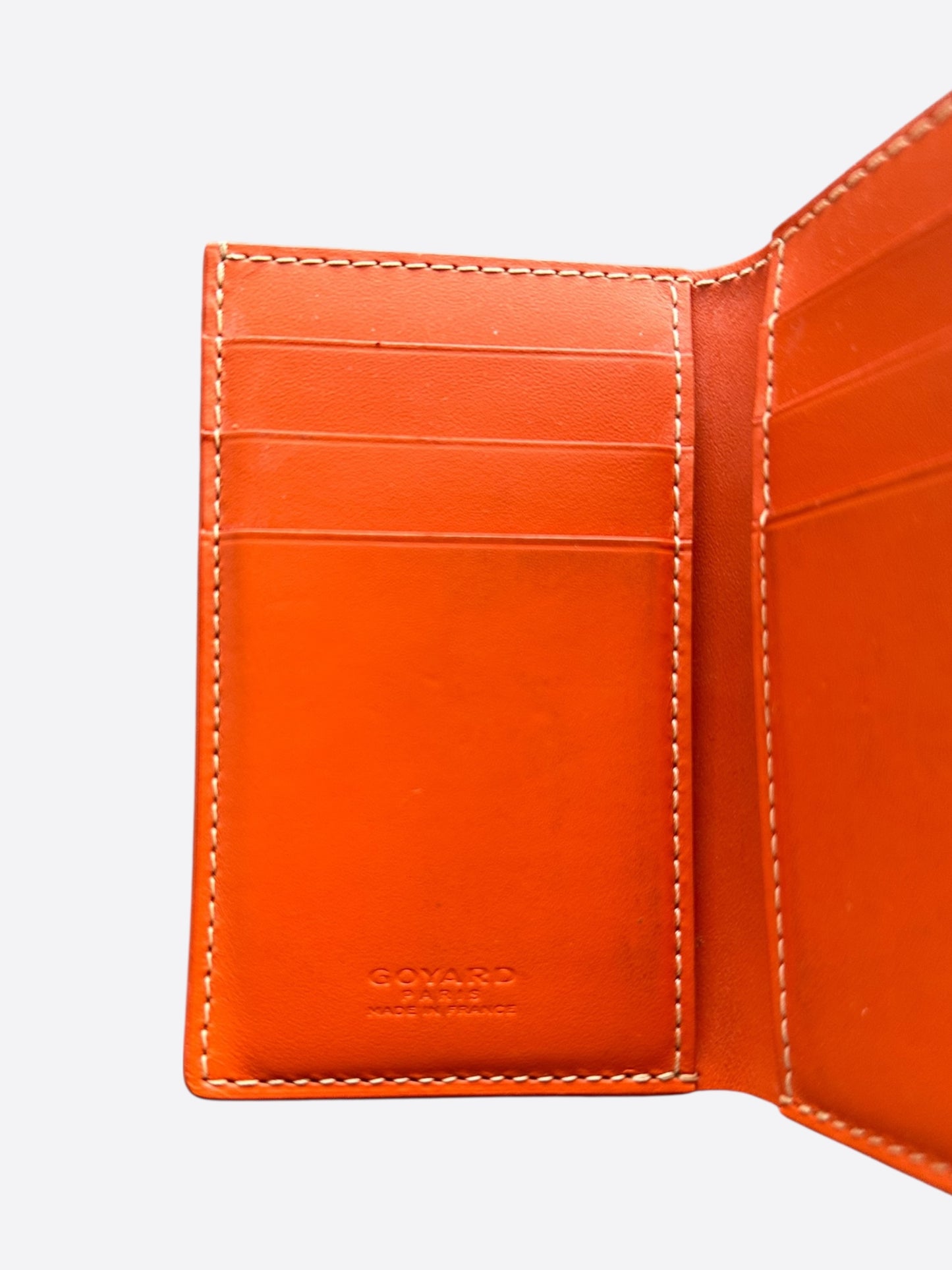 Goyard Orange Saint Pierre Card Holder