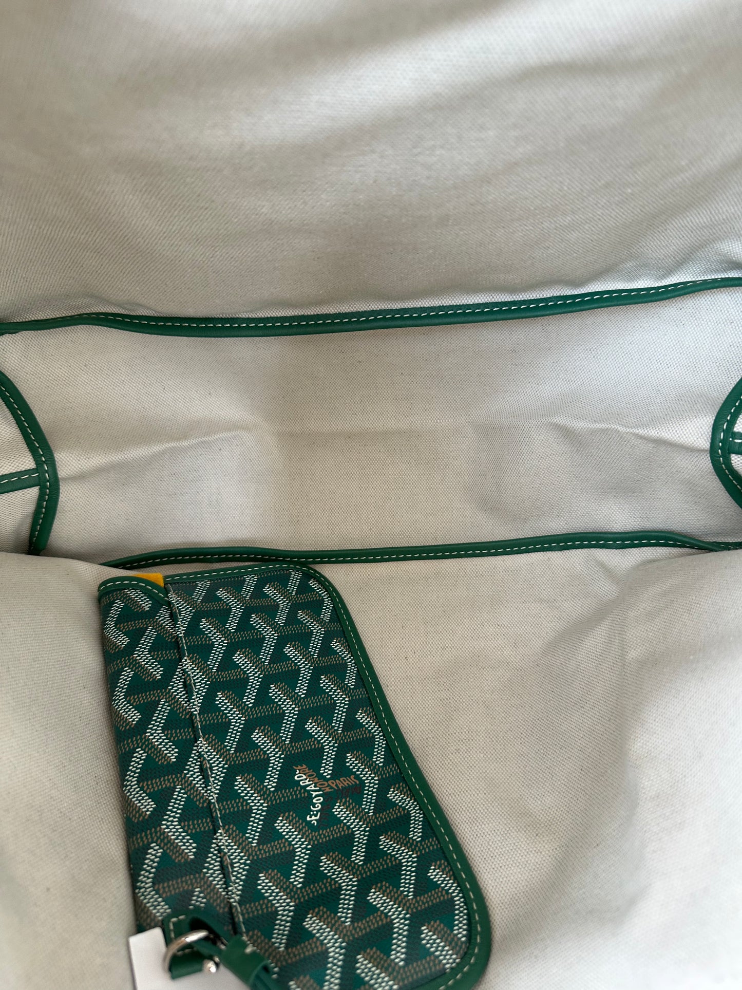 Goyard Green St. Louis Tote Bag