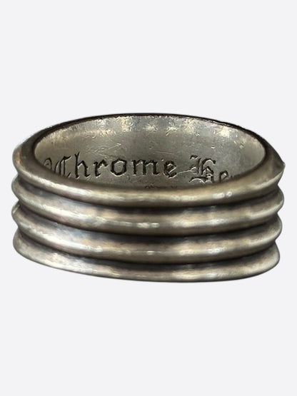 Chrome Hearts Silver & Diamond Dagger Ring