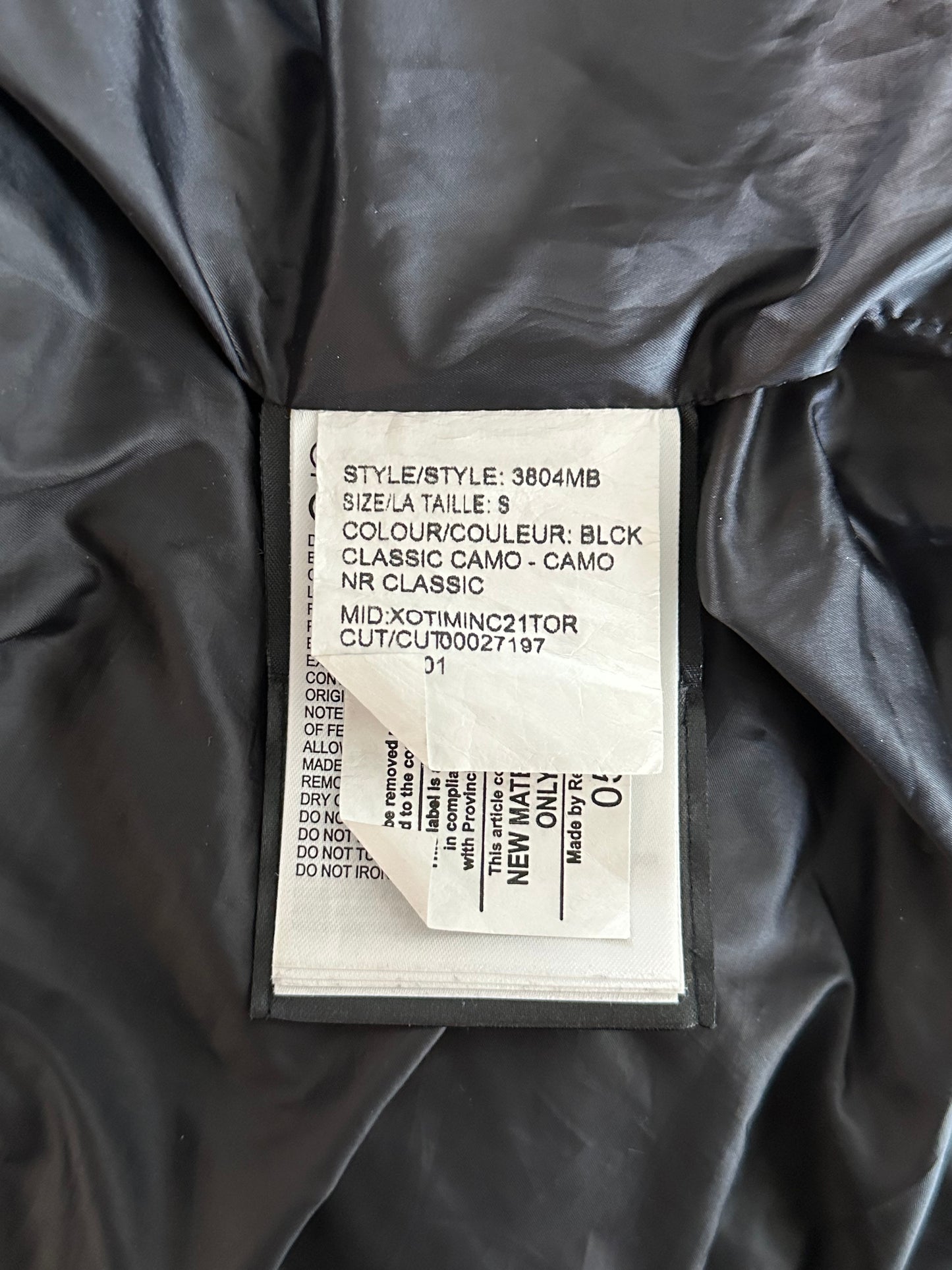 Canada Goose Black Camo Macmillan Black Label Men's Jacket