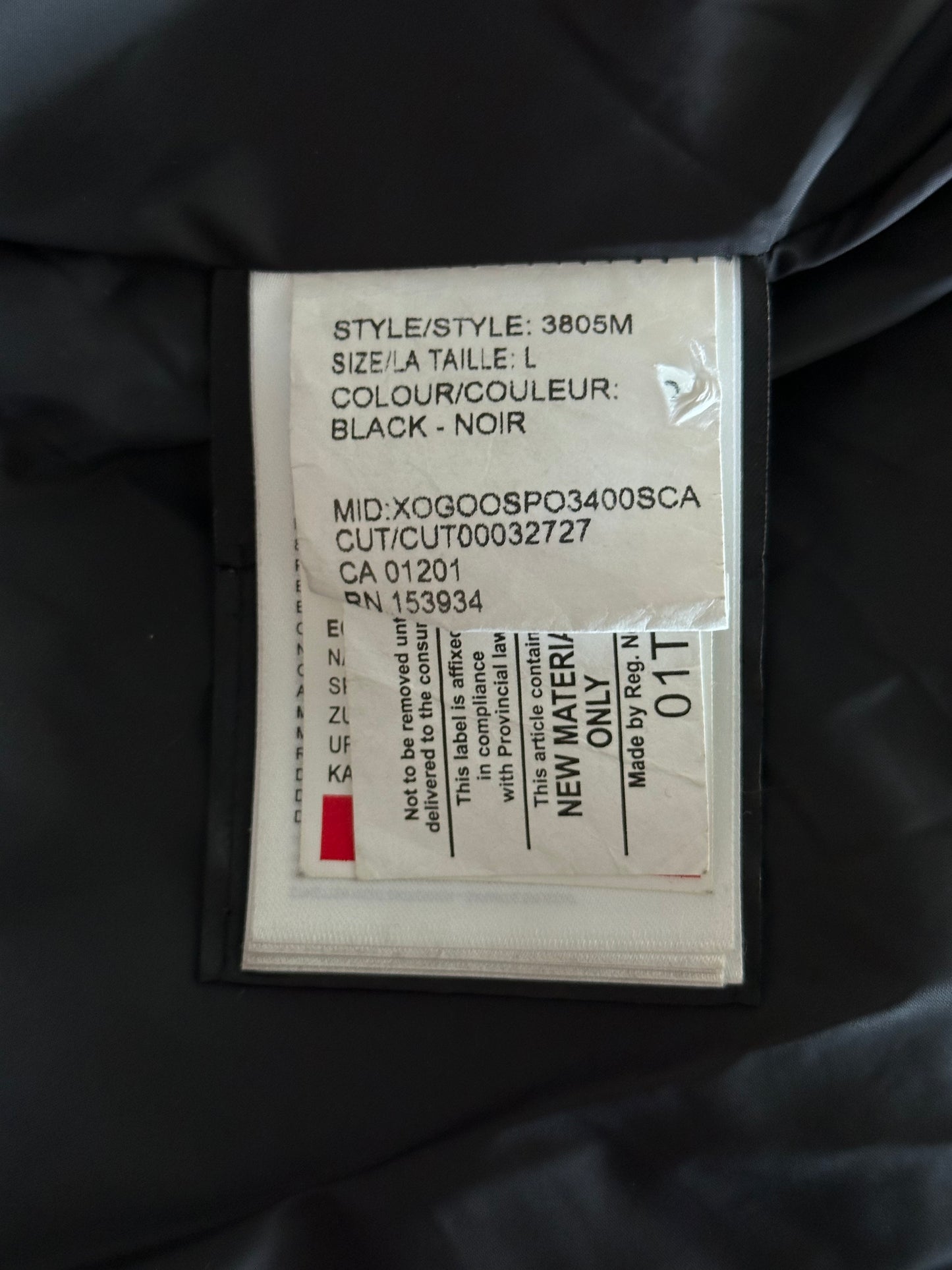 Canada Goose Black Carson Men's Jacket