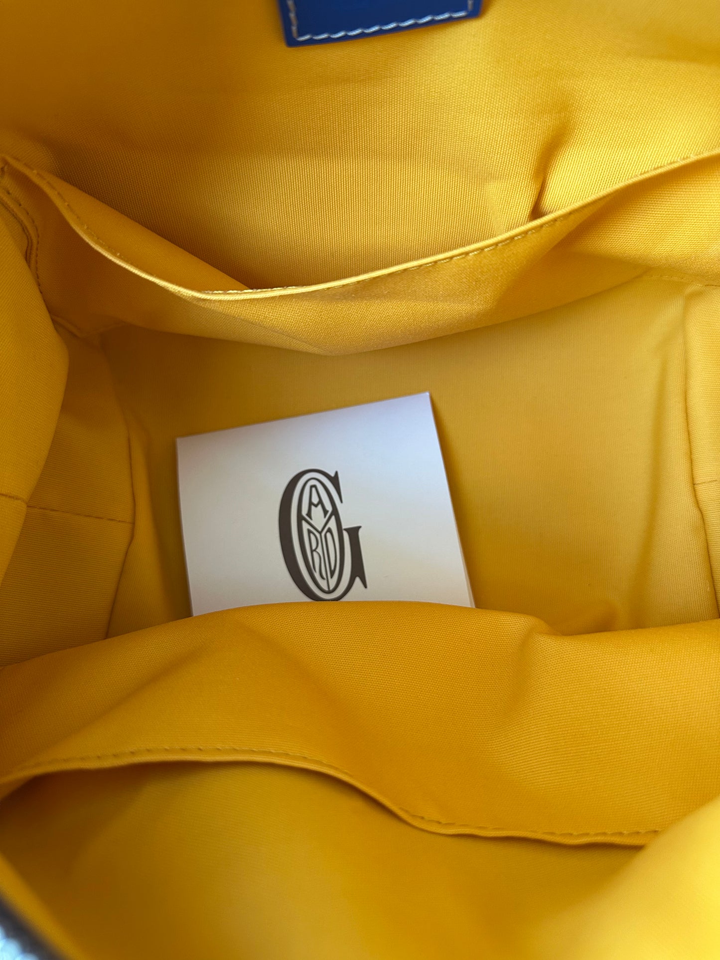 Goyard Blue Boeing 25 Mini Duffel Bag