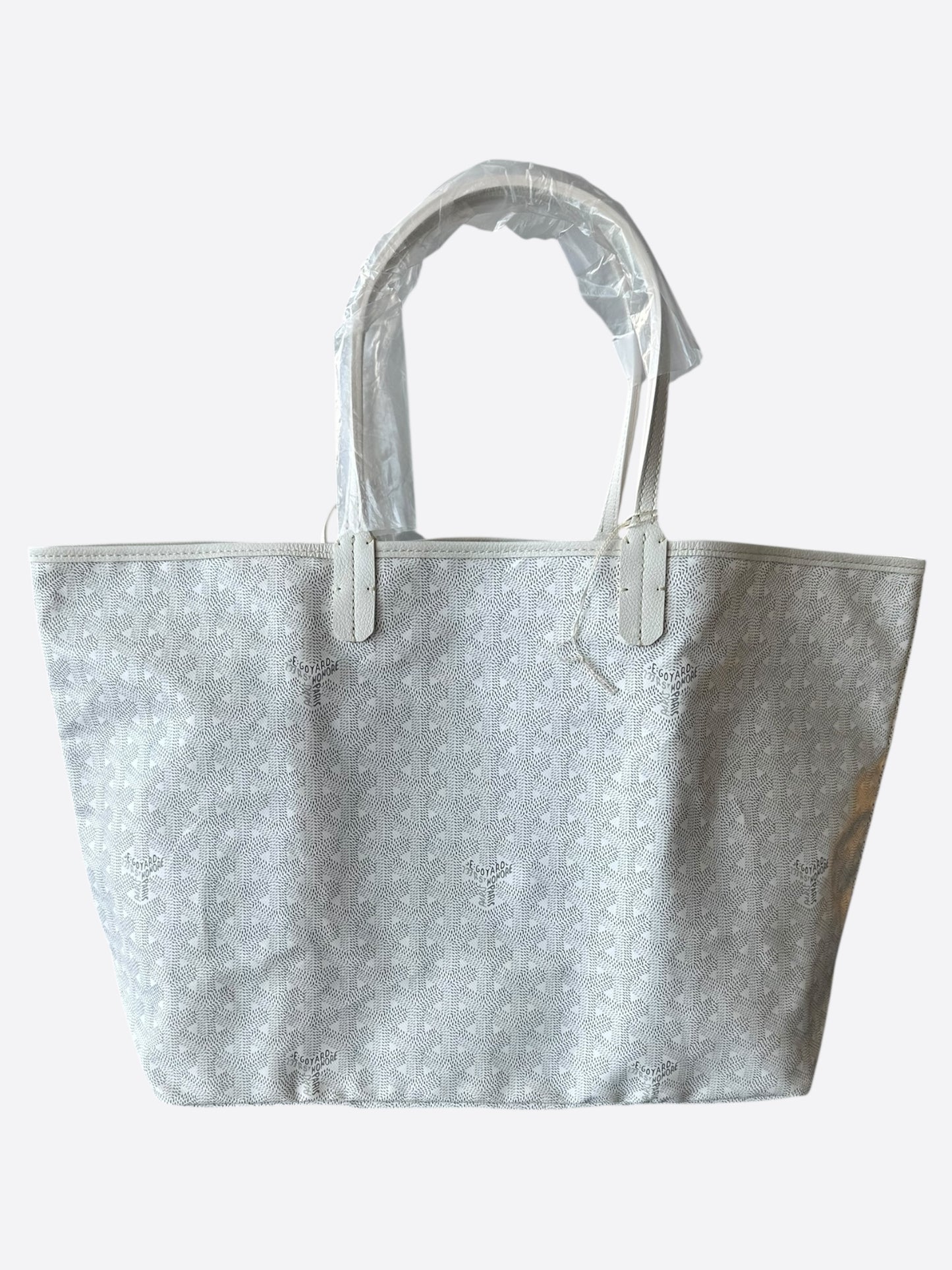 Goyard White St. Louis Tote Bag