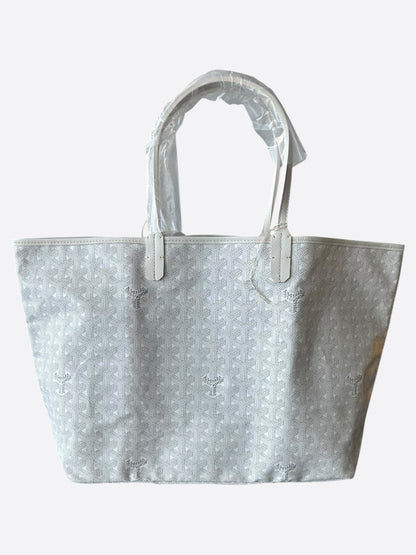 Goyard White St. Louis Tote Bag