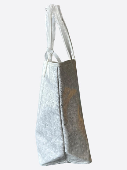 Goyard White St. Louis Tote Bag