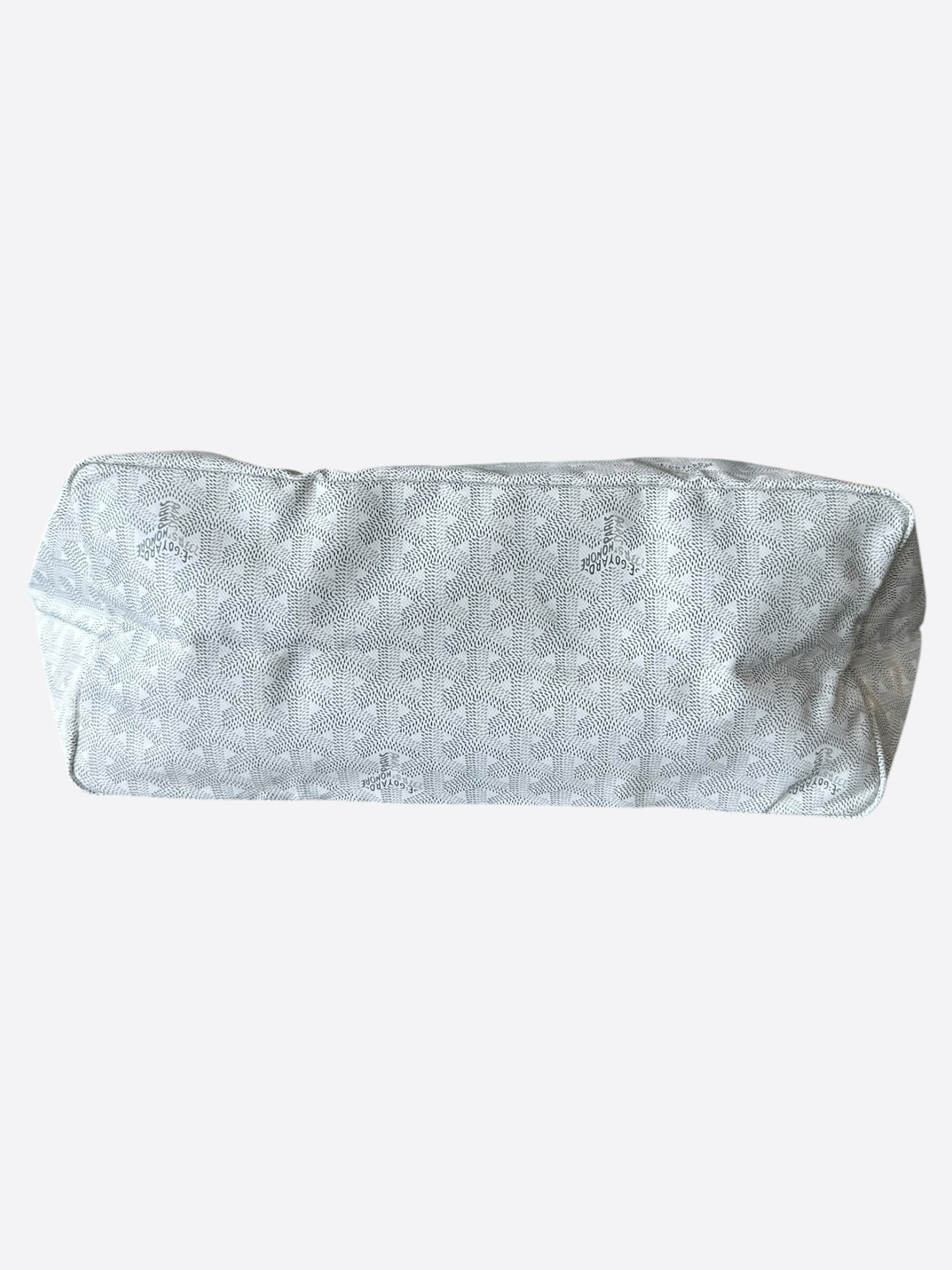 Goyard White St. Louis Tote Bag