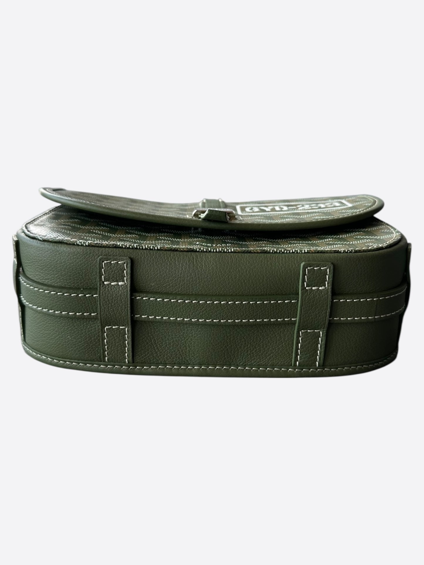 Goyard Khaki Belvedere Messenger Bag