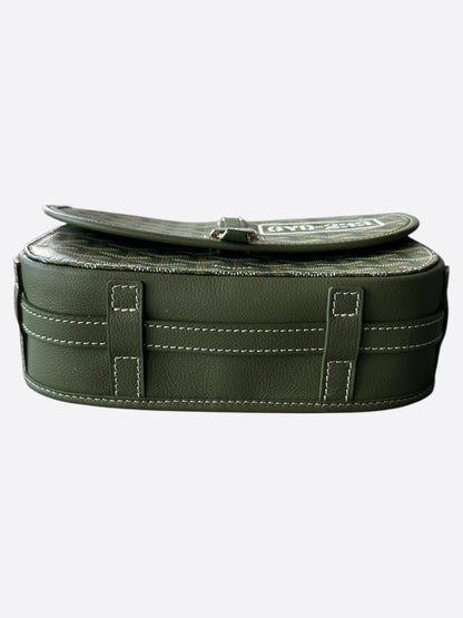 Goyard Khaki Belvedere Messenger Bag