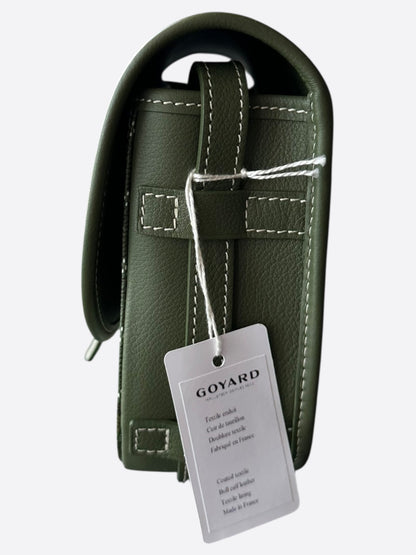 Goyard Khaki Belvedere Messenger Bag