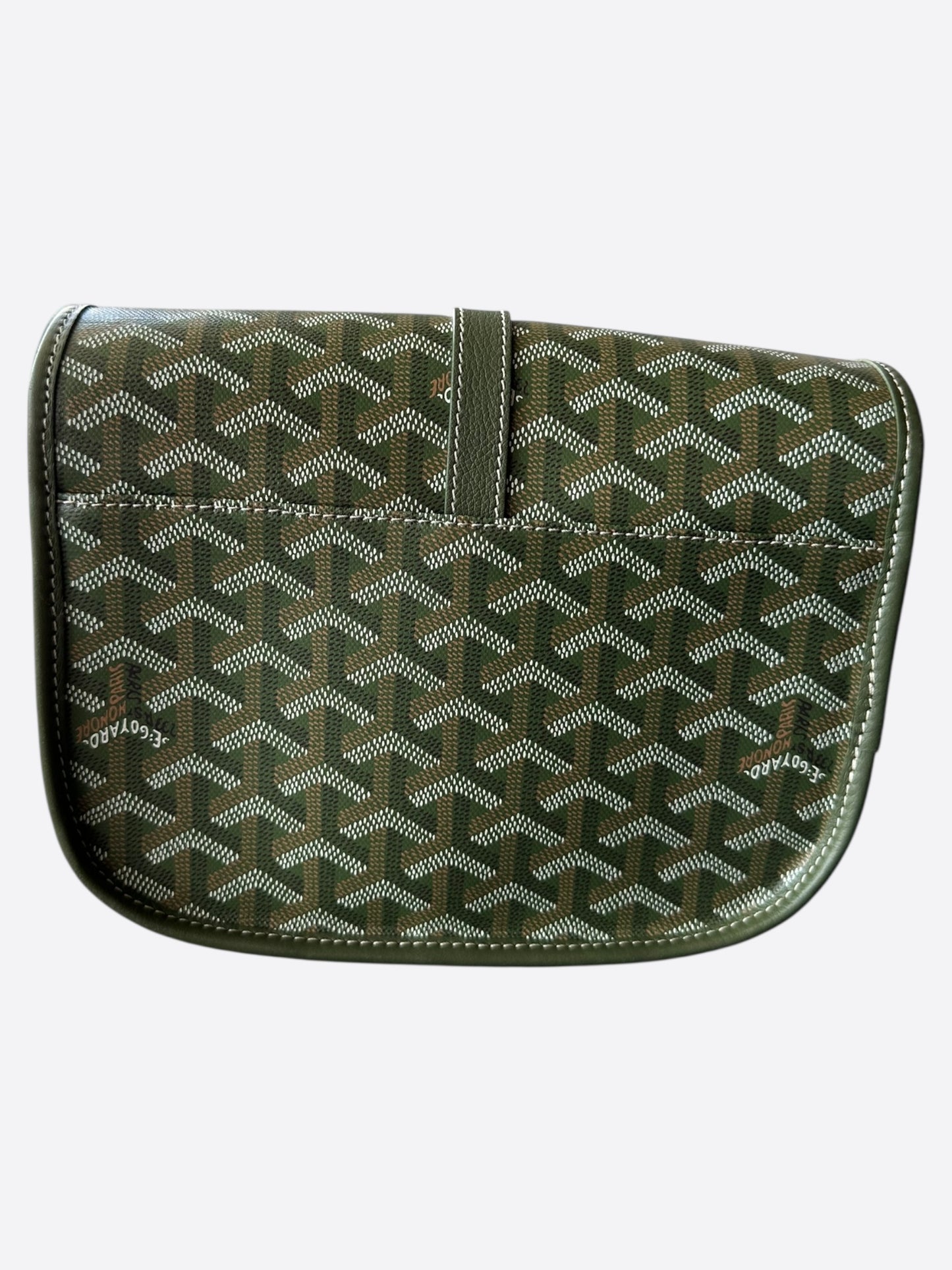 Goyard Khaki Belvedere Messenger Bag
