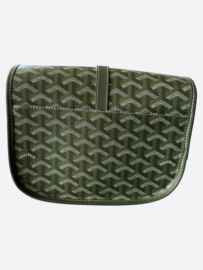 Goyard Khaki Belvedere Messenger Bag