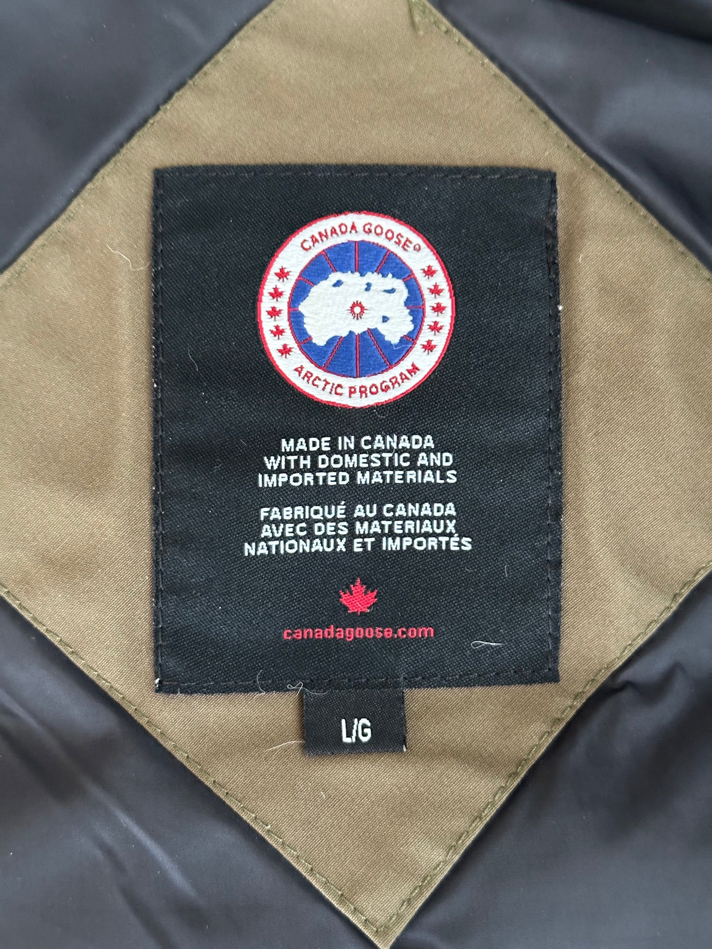 Canada Goose Military Green Wyndham Men's Jacket