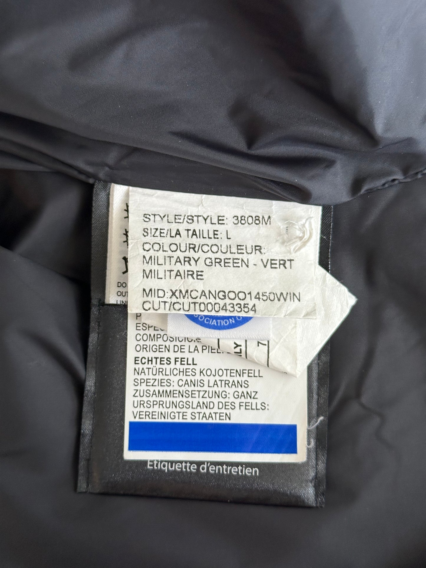 Canada Goose Military Green Wyndham Men's Jacket