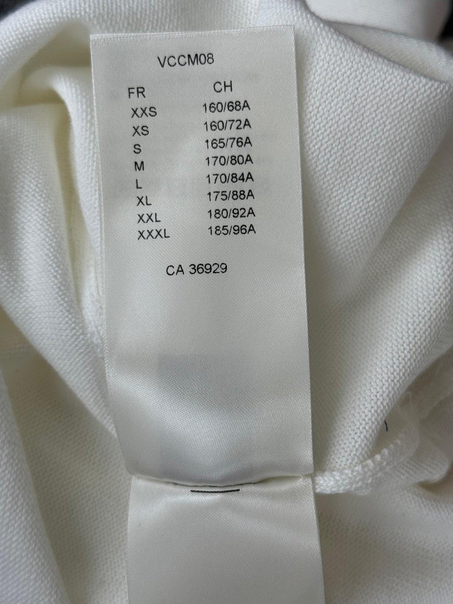 Louis Vuitton White Barcode Logo T-Shirt