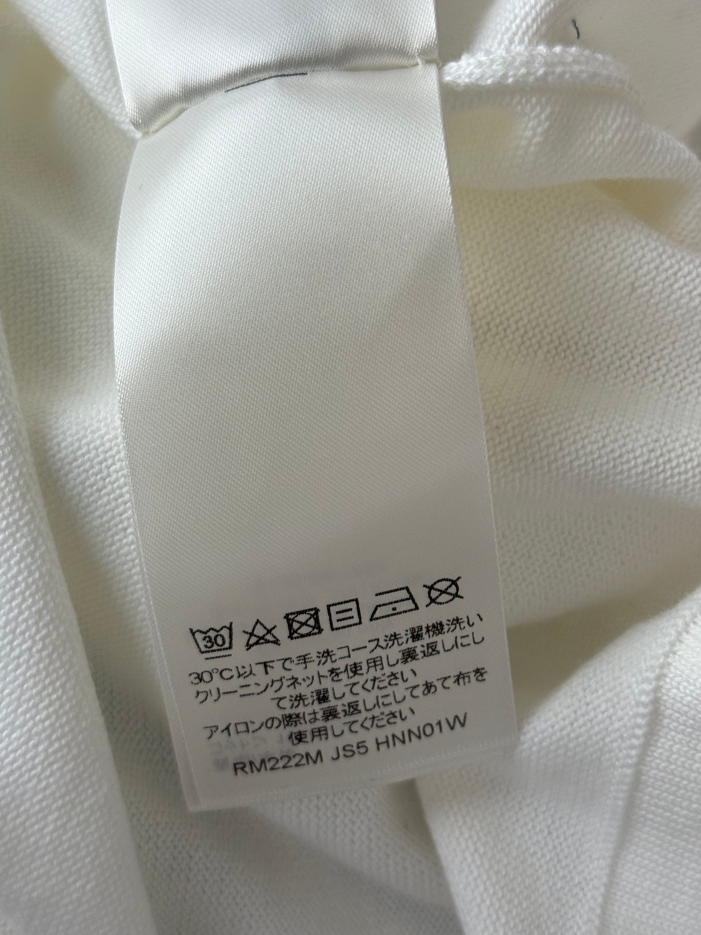 Louis Vuitton White Barcode Logo T-Shirt