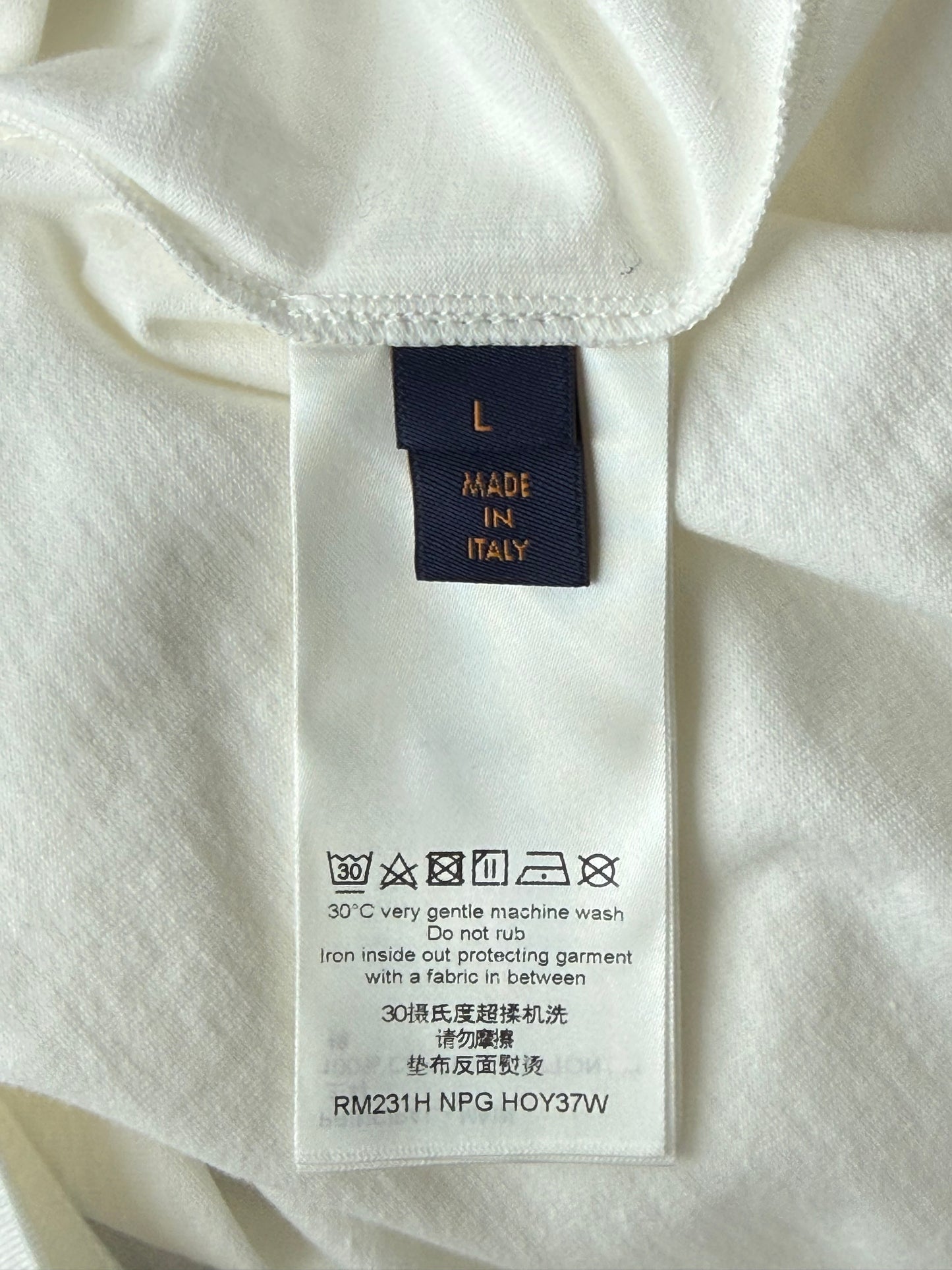 Louis Vuitton Yayoi Kusama White & Black Flower T-Shirt