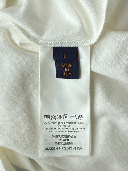 Louis Vuitton Yayoi Kusama White & Black Flower T-Shirt