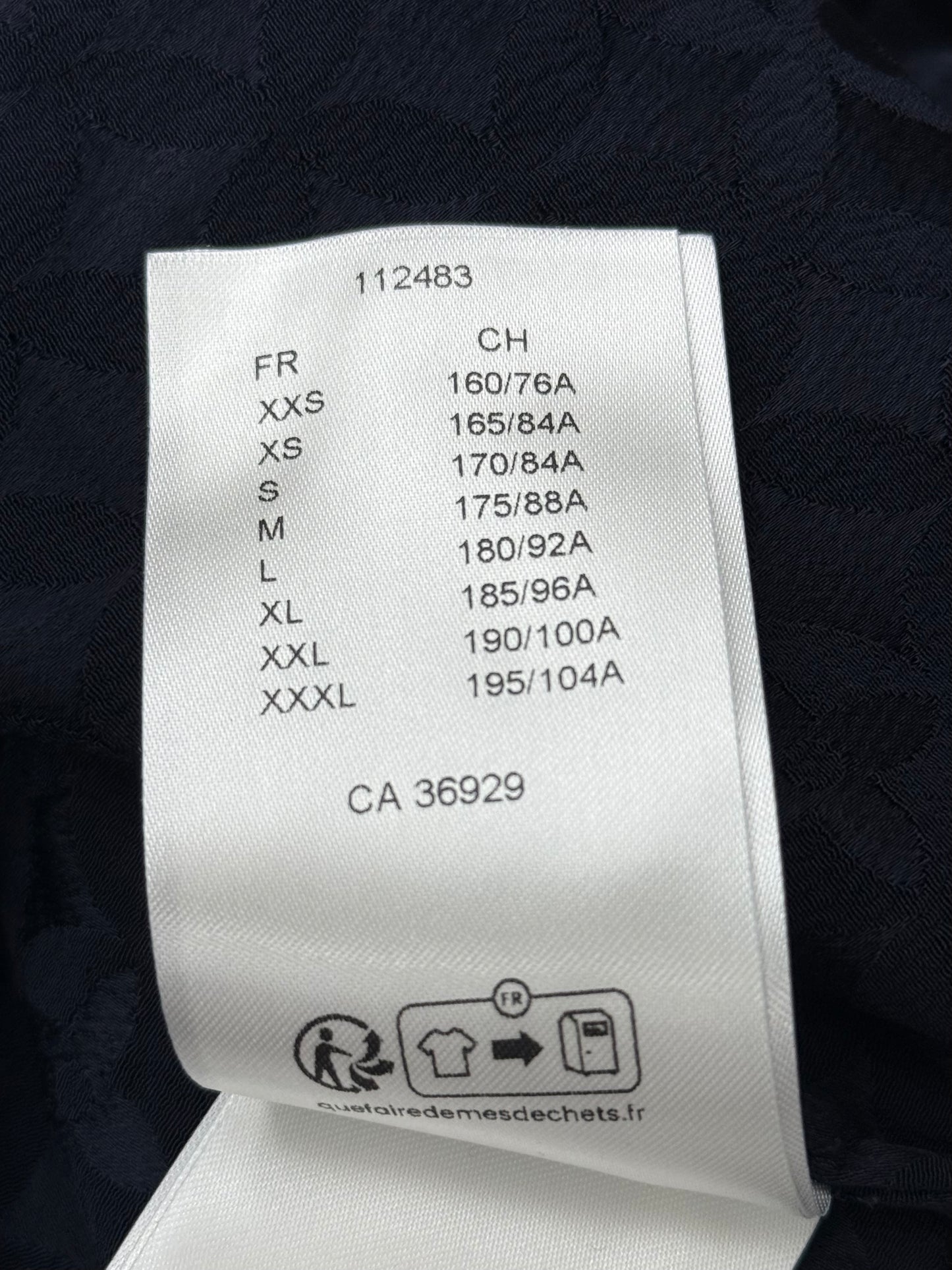 Louis Vuitton Black Jacquard Monogram Button Up Shirt