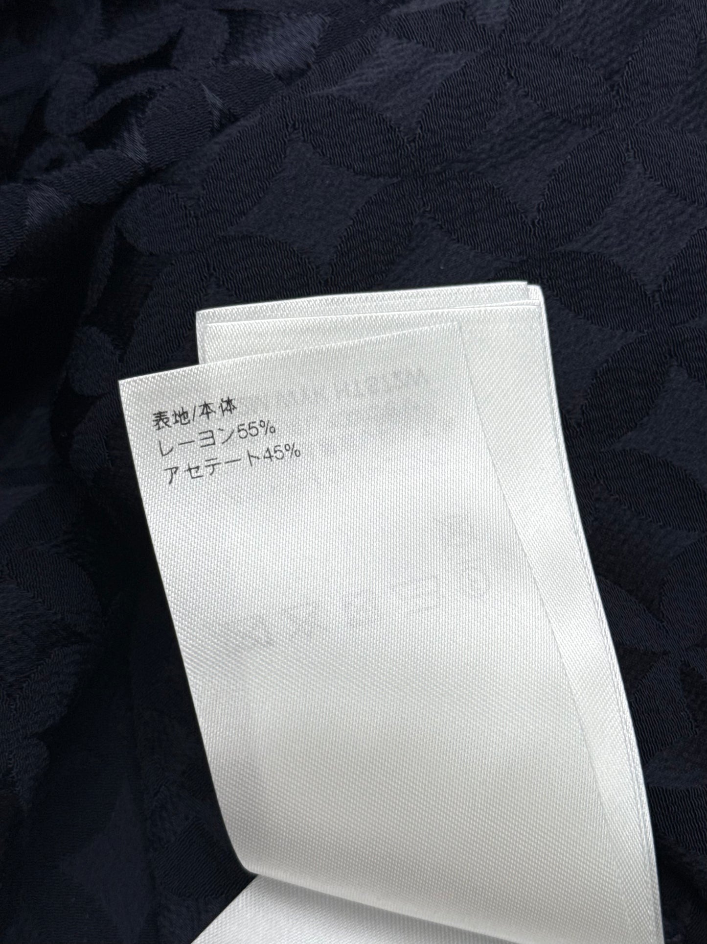 Louis Vuitton Black Jacquard Monogram Button Up Shirt