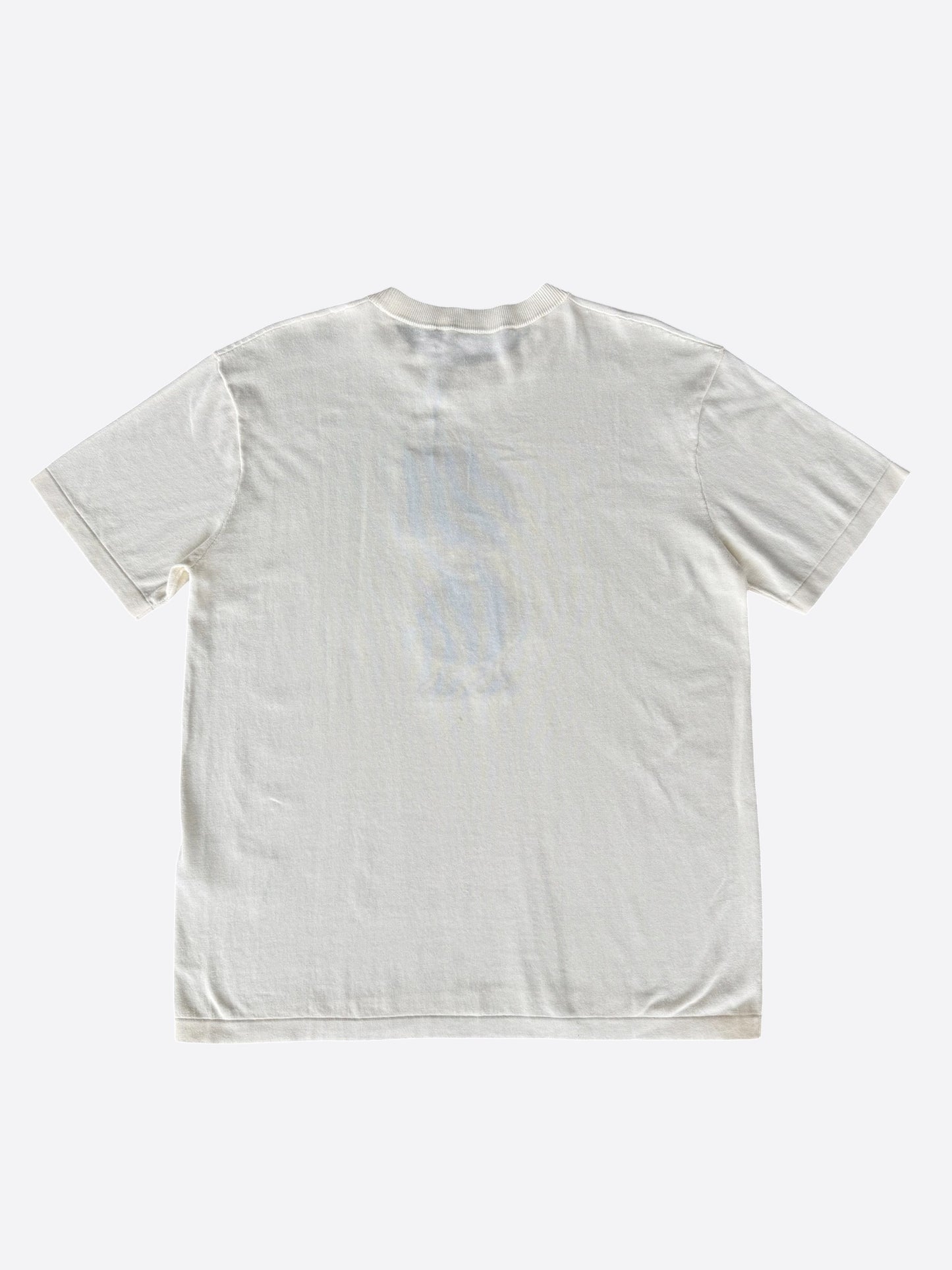 Louis Vuitton Nigo Cream Duck Logo Intarsia T-Shirt