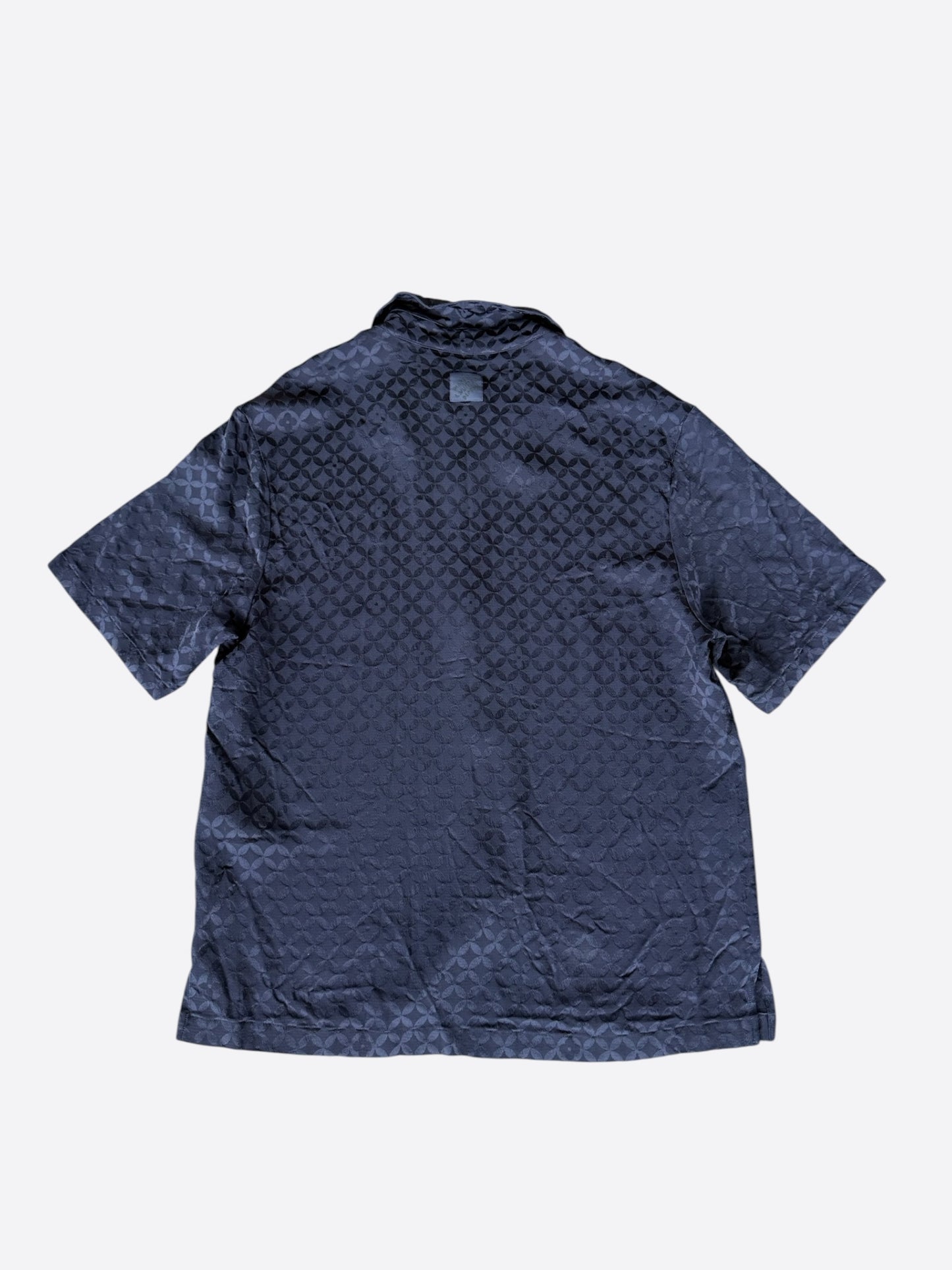Louis Vuitton Black Jacquard Monogram Button Up Shirt