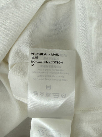 Louis Vuitton White & Black Birds Logo T-Shirt