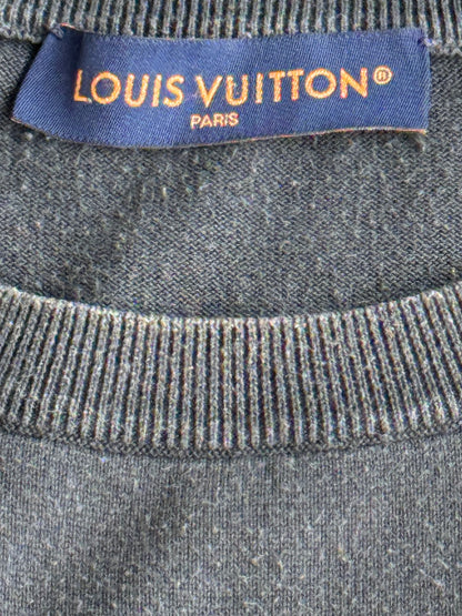 Louis Vuitton Black & White Studios Intarsia T-Shirt