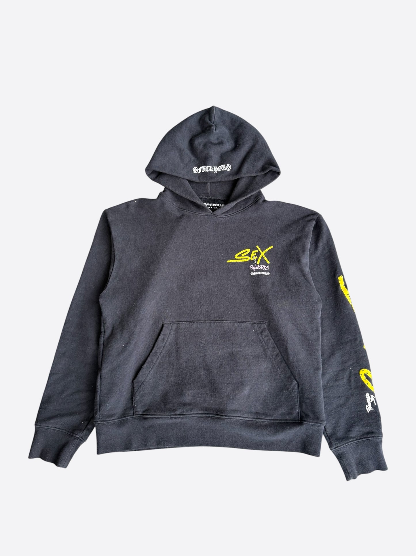 Chrome Hearts Matty Boy Black Sex Records Logo Hoodie